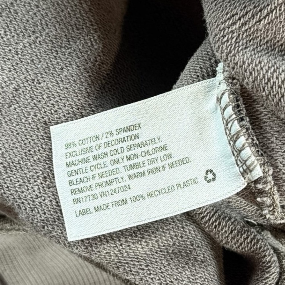 JoyLab Womens Relaxed French Terry Crewneck Sweatshirt Taupe Brown Med Fall Cozy - Picture 7 of 7